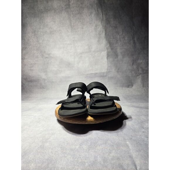 Reef Other - Reef Fanning Baja Black Strap Sandals Flip Flops Size 10 Men's